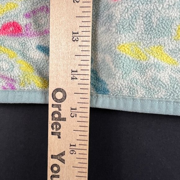 The North Face Sweatshirt Kids Girls 4 Green Floral Faded Fleece Full Zip Hoodie - Picture 13 of 15